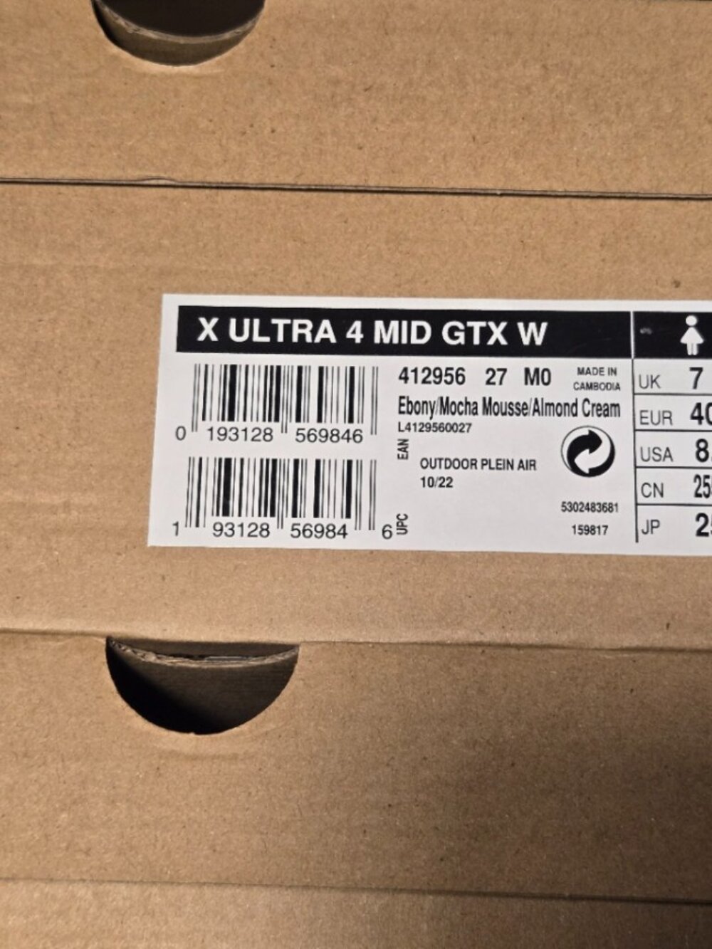 Brand New Salomon Women's X Ultra Mid 4 Gore-Tex Trail Shoes - Waterproof, Light - Picture 10 of 10